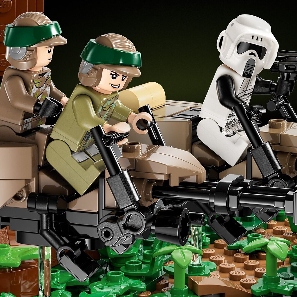 75353 LEGO® Star Wars Endor™ kiire mootorratta tagaajamise dioraama hind ja info | Klotsid ja konstruktorid | hansapost.ee