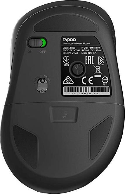 Rapoo M500, must цена и информация | Arvutihiired | hansapost.ee