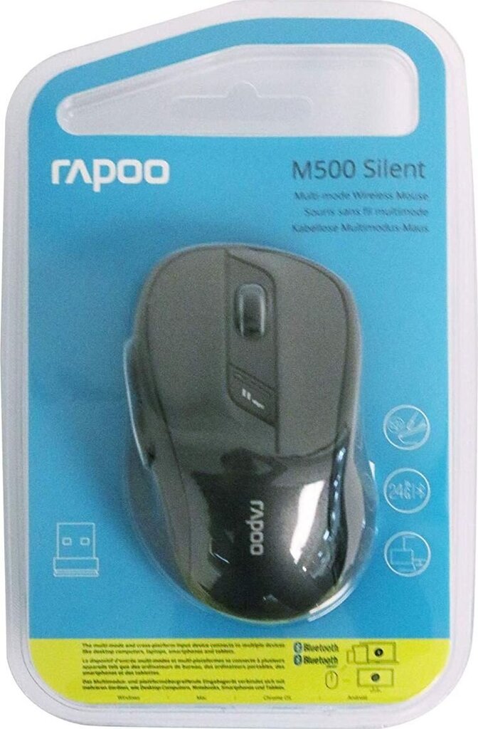 Rapoo M500, must hind ja info | Arvutihiired | hansapost.ee