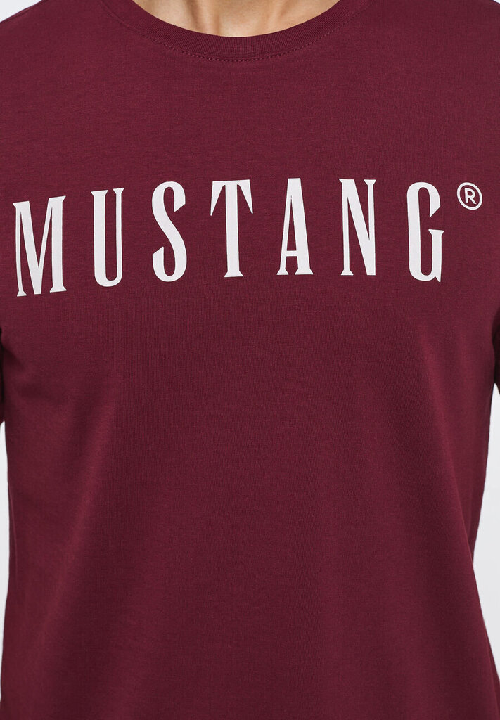 Mustang meeste T-särk, tumepunane hind ja info | T-särgid meestele | hansapost.ee