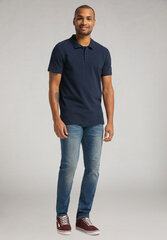 Мужская рубашка-поло Mustang, темно-синяя цена и информация | Мужские футболки | hansapost.ee