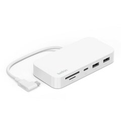 USB-разветвитель Belkin INC011BTWH Белый цена и информация | Адаптеры и USB-hub | hansapost.ee