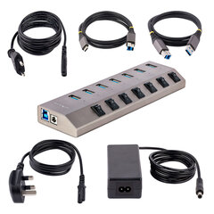 USB-разветвитель Startech 5G7AIBS-USB-HUB-EU цена и информация | Адаптеры, USB-разветвители | hansapost.ee