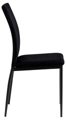 Набор из 4-х стульев Demina, черный цена и информация | Стулья для кухни и столовой | hansapost.ee