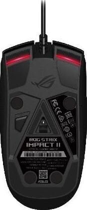 Asus ROG Strix Impact II, must hind ja info | Arvutihiired | hansapost.ee