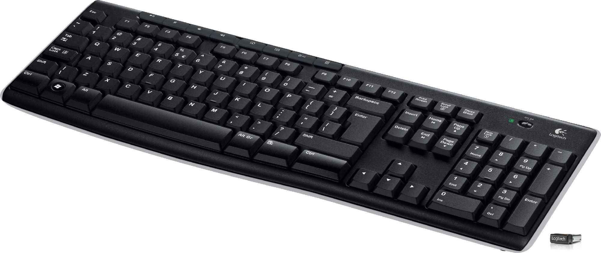 Logitech Wireless Keyboard K270, 920-003738 hind ja info | Klaviatuurid | hansapost.ee