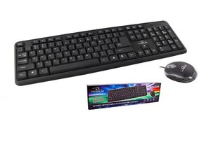 Клавиатура с USB 3D оптической мышью, комплект цена и информация | Клавиатуры | hansapost.ee