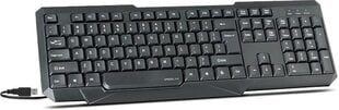 Speedlink клавиатура Scripsi Nordic (SL640003-BK-NC) цена и информация | Клавиатура с игровой мышью 3GO COMBODRILEW2 USB ES | hansapost.ee