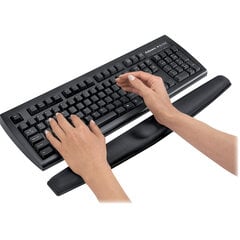 Подушечка гелевая для клавиатуры Fellowes Memory Foam, черная цена и информация | Клавиатуры | hansapost.ee