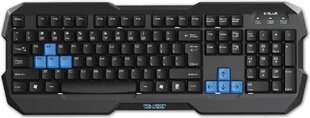 E-Blue Polygon клавиатура игр - EKM075, Черная/Синяя цена и информация | Клавиатура с игровой мышью 3GO COMBODRILEW2 USB ES | hansapost.ee
