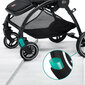 Universaalne käru Kinderkraft Evolution Cocoon 2in1, Platinum Grey цена и информация | Vankrid, jalutuskärud | hansapost.ee