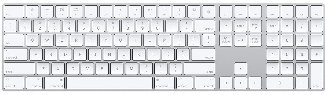 Magic Keyboard with Numeric Keypad SWE - MQ052S/A hind ja info | Klaviatuurid | hansapost.ee
