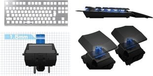 Клавиатура HORI PC EDGE 201 Mechanical Gaming (EGU-201) цена и информация | Клавиатура с игровой мышью 3GO COMBODRILEW2 USB ES | hansapost.ee