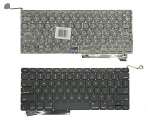 Klaviatuur, APPLE UniBody MacBook Pro 15" A1286 2009-2012, US hind ja info | Arvutikomponentide tarvikud | hansapost.ee