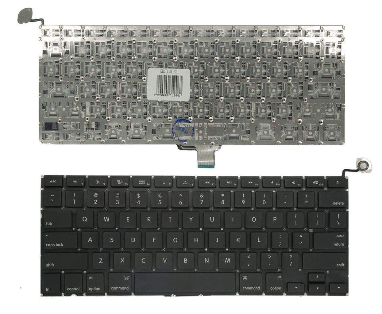 Klaviatuur APPLE MacBook Pro 13": A1278 2009-2012, US цена и информация | Arvutikomponentide tarvikud | hansapost.ee