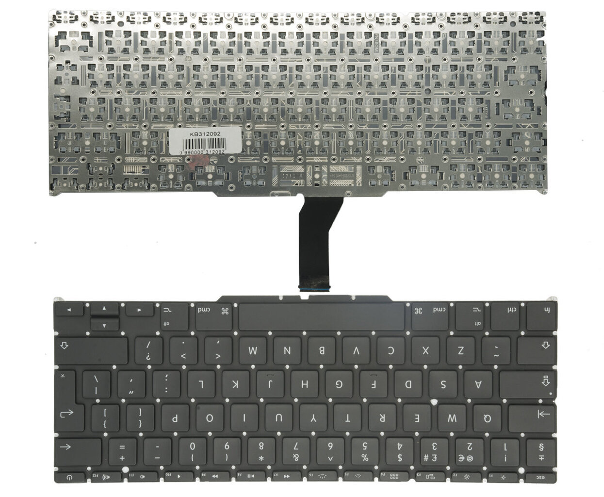 Klaviatuur APPLE MacBook Air 11'' A1465, A1370, UK hind ja info | Arvutikomponentide tarvikud | hansapost.ee