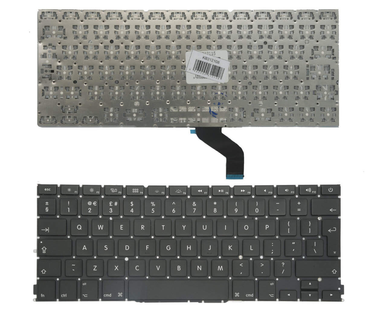 Klaviatuur APPLE MacBook Pro Retina 13": A1425 цена и информация | Arvutikomponentide tarvikud | hansapost.ee