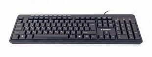 Проводная клавиатура Gembird KB-UM-106-RU, Черная цена и информация | Клавиатуры | hansapost.ee