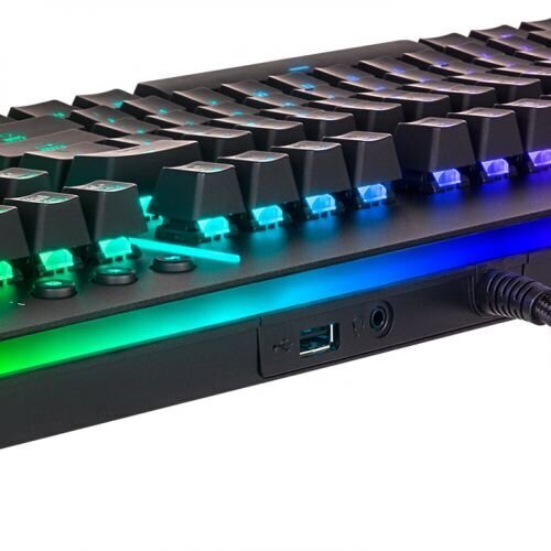 Thermaltake Tt E-Sports Level 20 RGB Razer Green hind ja info | Klaviatuurid | hansapost.ee