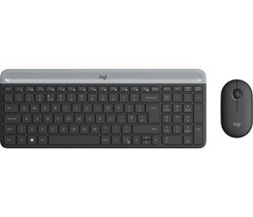 Logitech MK470 Slim Wireless Combo цена и информация | Клавиатура с игровой мышью 3GO COMBODRILEW2 USB ES | hansapost.ee