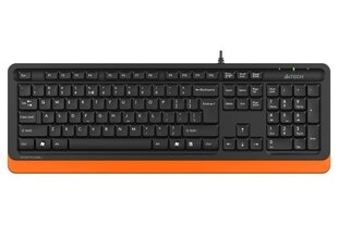 Juhtmega klaviayuur A4Tech FStyler FK 10 Keyboard - Orange цена и информация | Клавиатуры | hansapost.ee