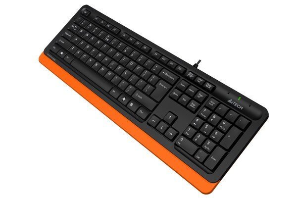 Juhtmega klaviayuur A4Tech FStyler FK 10 Keyboard - Orange цена и информация | Klaviatuurid | hansapost.ee