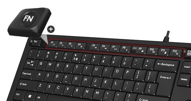 Juhtmega klaviayuur A4Tech FStyler FK 10 Keyboard - Orange цена и информация | Klaviatuurid | hansapost.ee