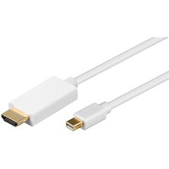 Goobay, HDMI/DisplayPort, 2 м цена и информация | Кабели и провода | hansapost.ee