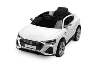 Ühekohaline laste elektriauto Toyz Audi E-tron Sportback, valge hind ja info | Elektrilised autod lastele | hansapost.ee