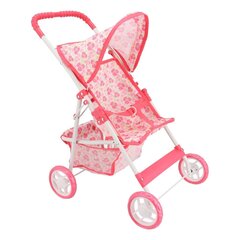 Кукольная коляска Baby Mix Terezka 49230, розовая цена и информация | Игрушки для девочек | hansapost.ee