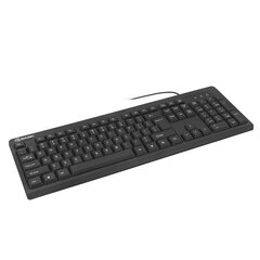 Проводная клавиатура Tellur Basic US, USB черный цена и информация | Клавиатуры | hansapost.ee