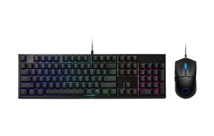 Klaviatuur Cooler Master MS-110-KKMF1-US, must цена и информация | Клавиатуры | hansapost.ee