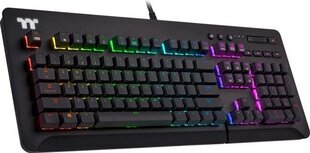 Проводная клавиатура Thermaltake Level 20 GT RGB Cherry MX Blue, черная цена и информация | Клавиатуры | hansapost.ee