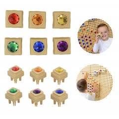 Эдукационные кубики Masterkidz Кристаллы, 72 д. цена и информация | Развивающие игрушки для детей | hansapost.ee