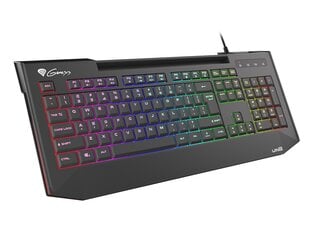 Клавиатура Genesis LITH 400 Gaming keyboard, RGB LE цена и информация | Клавиатура с игровой мышью 3GO COMBODRILEW2 USB ES | hansapost.ee
