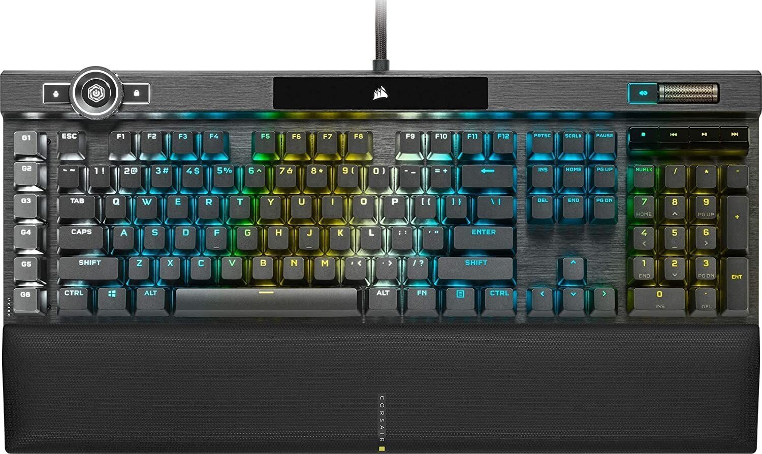 Juhtmega mänguri klaviatuur Corsair K100 RGB Mechanical, ENG цена и информация | Klaviatuurid | hansapost.ee