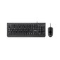 Rebel WDS100 Set Keyboard + Mouse Black (ENG) цена и информация | Klaviatuurid | hansapost.ee