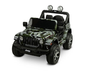 Ühekohaline laste elektriauto Toyz Jeep Rubicon, roheline hind ja info | Laste elektriautod | hansapost.ee