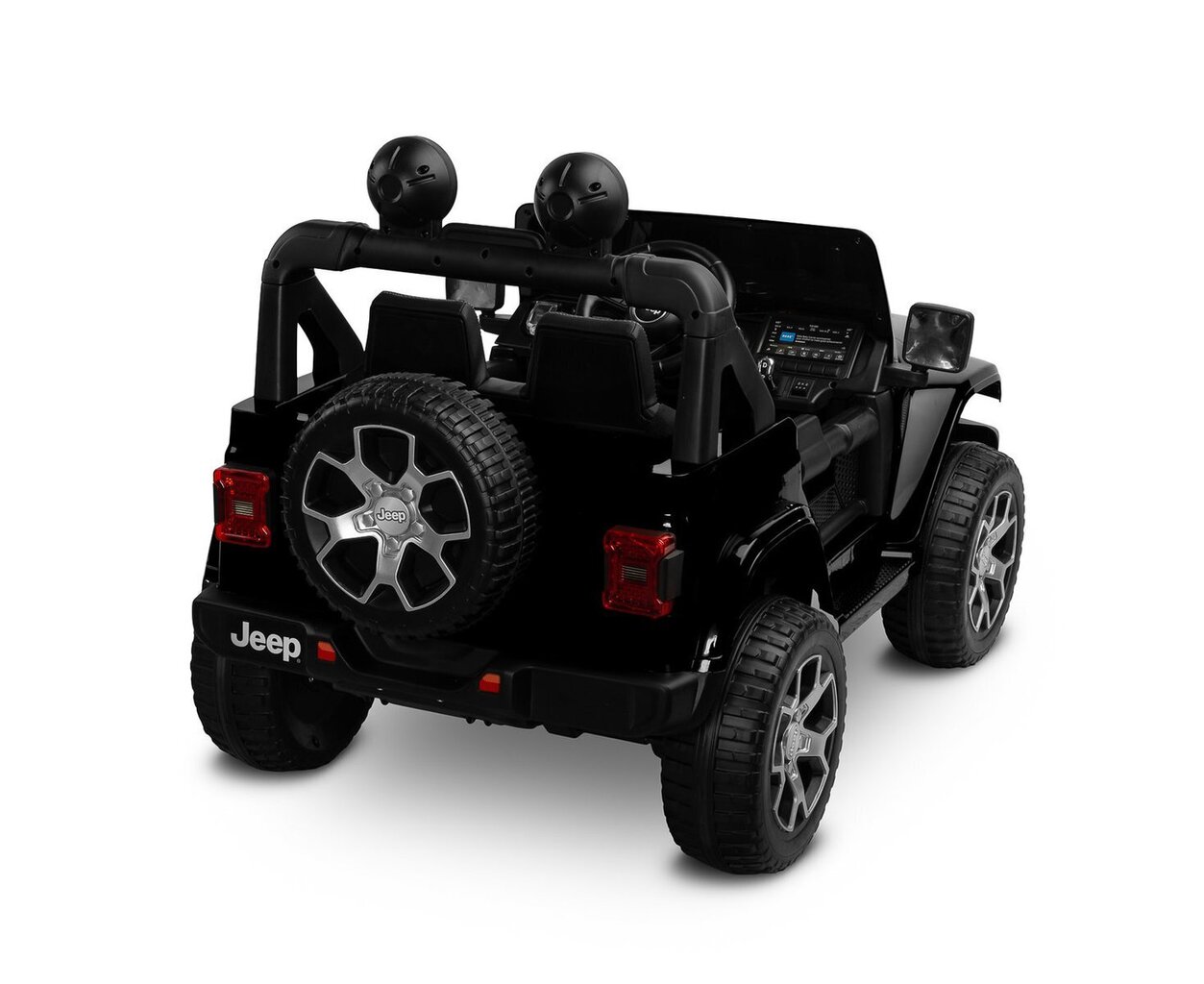 Ühekohaline laste elektriauto Toyz Jeep Rubicon, must hind ja info | Laste elektriautod | hansapost.ee