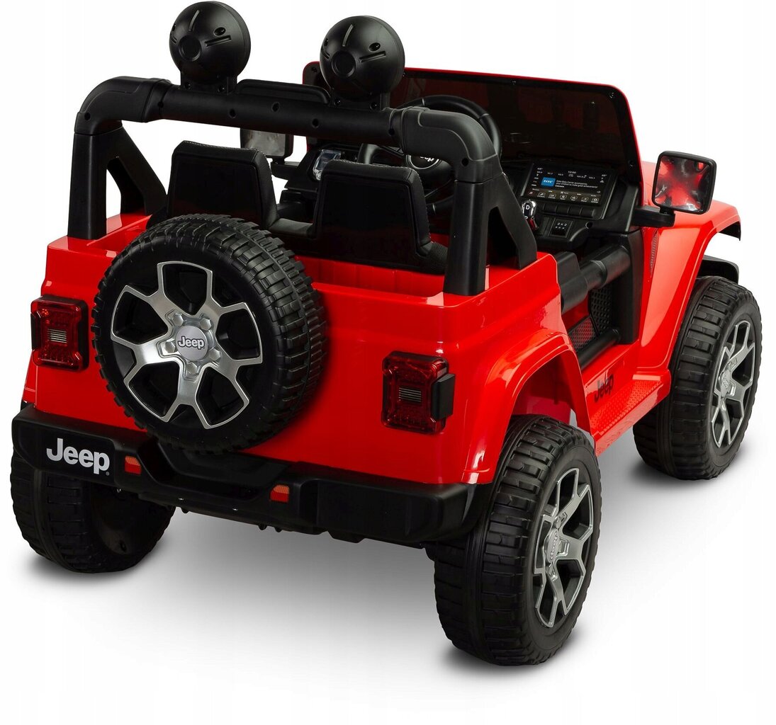 Ühekohaline laste elektriauto Toyz Jeep Rubicon, punane hind ja info | Laste elektriautod | hansapost.ee
