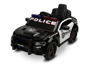 Ühekohaline laste elektriauto Toyz Dodge Charger Police, must hind ja info | Laste elektriautod | hansapost.ee