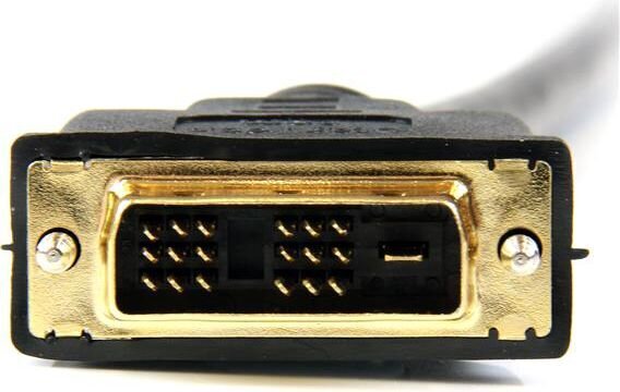 HDMI-DVI Adapter Startech HDMIDVIMM6 Must hind ja info | Juhtmed ja kaablid | hansapost.ee