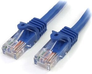 Жесткий сетевой кабель UTP кат. 6 Startech 45PAT2MBL цена и информация | Кабели и провода | hansapost.ee
