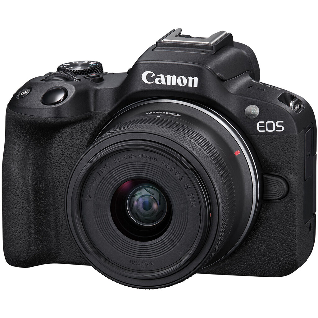 Canon EOS R50 + RF-S 18-45 IS STM (Black) цена и информация | Fotoaparaadid | hansapost.ee