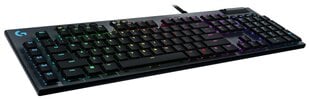 Juhtmega mänguri klaviatuur Logitech G G815/920-008989, NORDIC hind ja info | Klaviatuurid | hansapost.ee