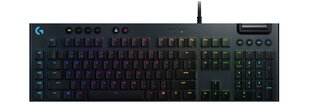 Проводная клавиатура Logitech G815 LIGHTSYNC (NO), черная цена и информация | Клавиатура с игровой мышью 3GO COMBODRILEW2 USB ES | hansapost.ee