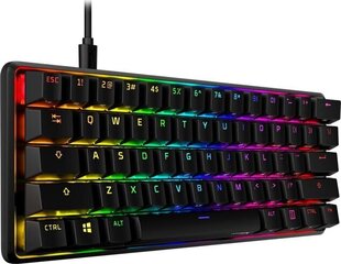 Механическая клавиатура HyperX HKBO1S-RB-US/G, черная цена и информация | Клавиатуры | hansapost.ee