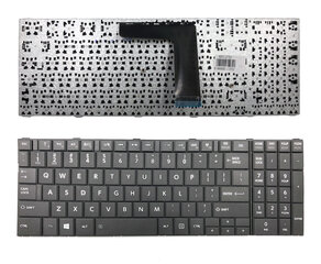 Клавиатура Toshiba: Satellite C50-B, C50D-B, C55-B, C55D-B, C50A-B цена и информация | Аксессуары для компонентов | hansapost.ee