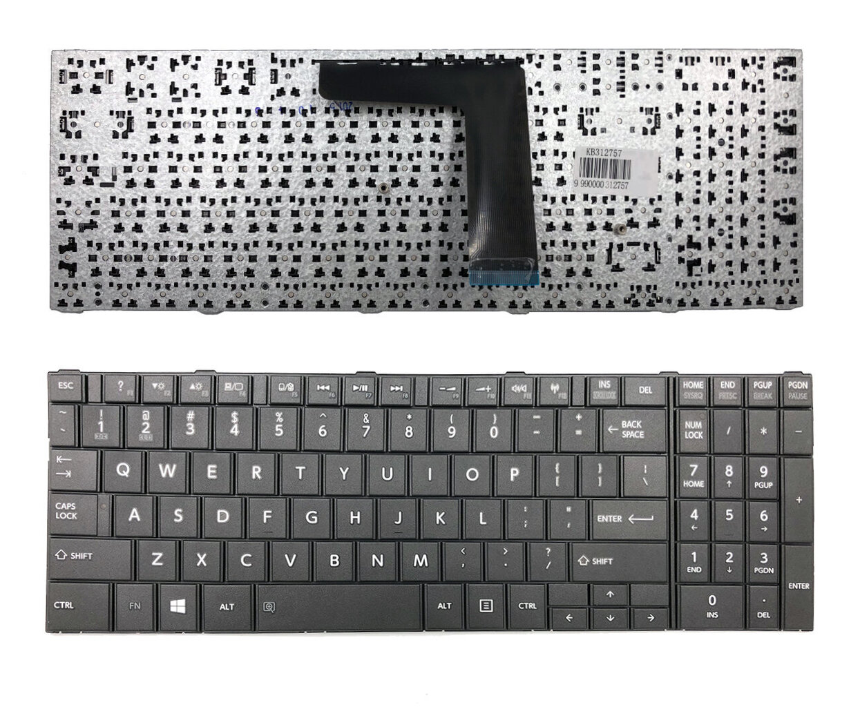 Toshiba klaviatuur: Satellite C50-B, C50D-B, C55-B, C55D-B, C50A-B цена и информация | Arvutikomponentide tarvikud | hansapost.ee