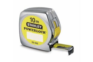 Mõõdulint Stanley Powerlock 10mx25mm hind ja info | Käsitööriistad | hansapost.ee